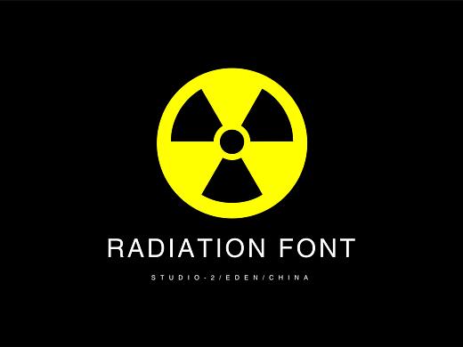 辐射字体 Radiation font