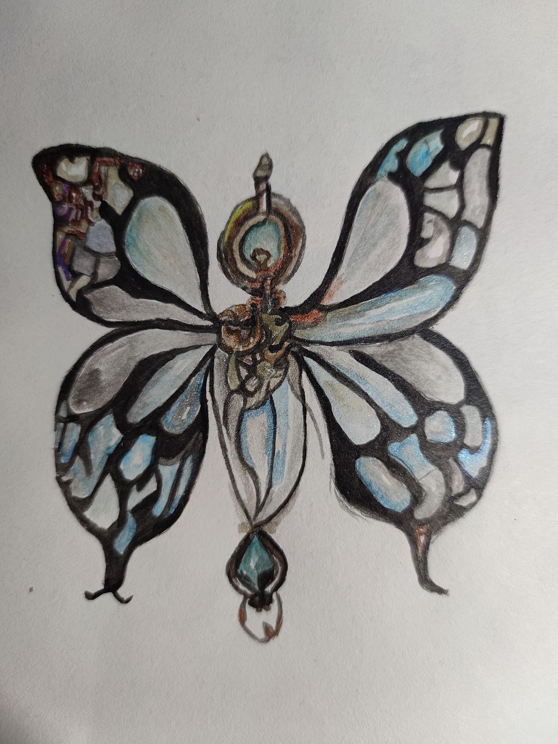 蜉蝣解语(临摹)