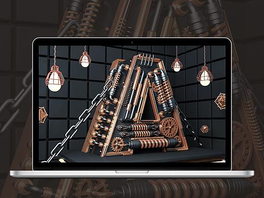 C4D金属质感练习