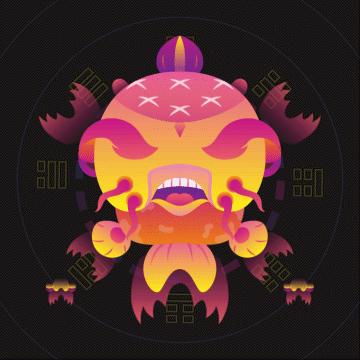 《山海经异兽·戊辰》（图ZMjgzOTIxNjk2） - 创作习作 - 站酷设计师一米九插画原创素材 - 站酷ZCOOL