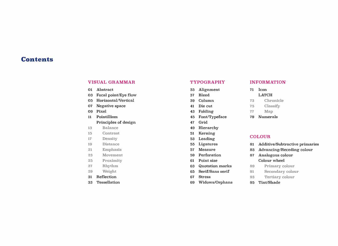 平面设计视觉词典
