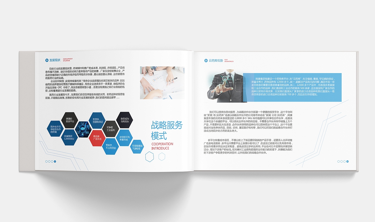 医疗行业招商手册（图ZMTMxNjAyNjA0） - 书籍/画册 - 站酷设计师Sean胜原创素材 - 站酷ZCOOL