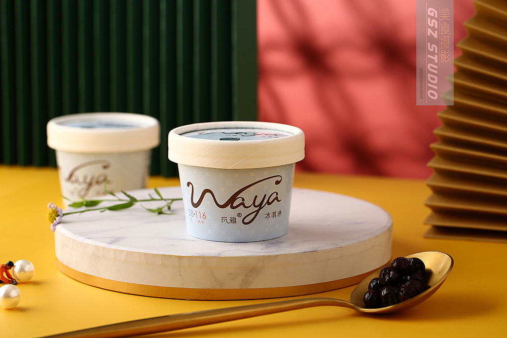 【古色竹】●冰淇淋 | 瓦雅Waya冰淇淋（图ZMjE5OTk3ODAw） - 产品摄影 - 站酷设计师美食摄影师时移原创素材 - 站酷ZCOOL