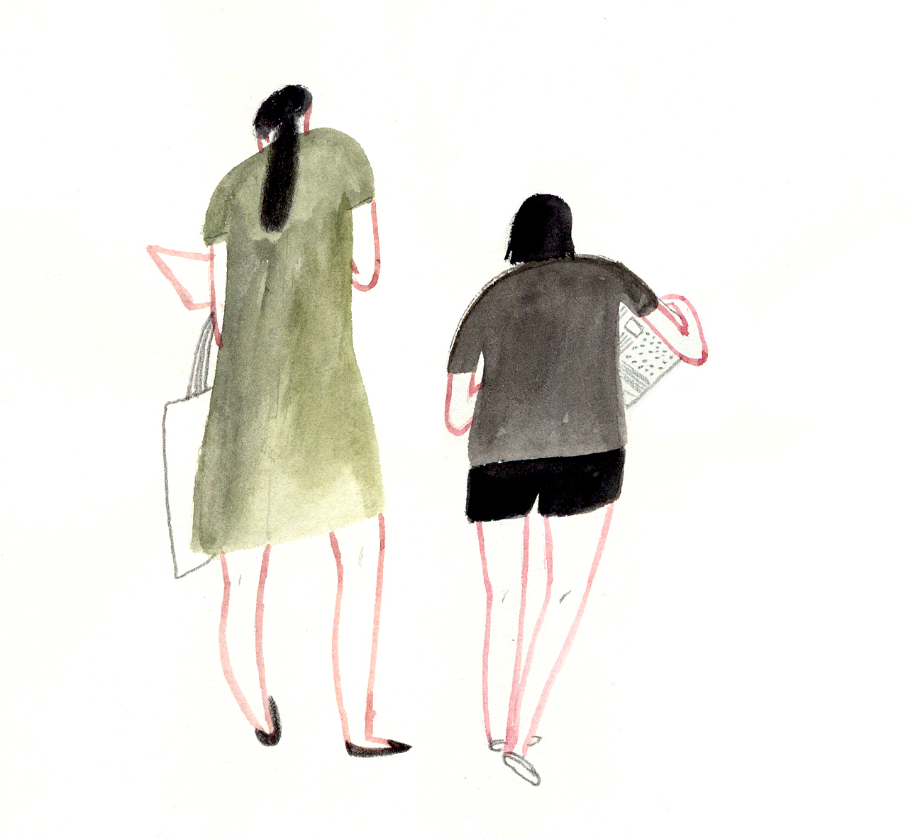 人来人往（图ZNTkxNTc3MjA=） - 商业插画 - 站酷设计师_ddni原创素材 - 站酷ZCOOL