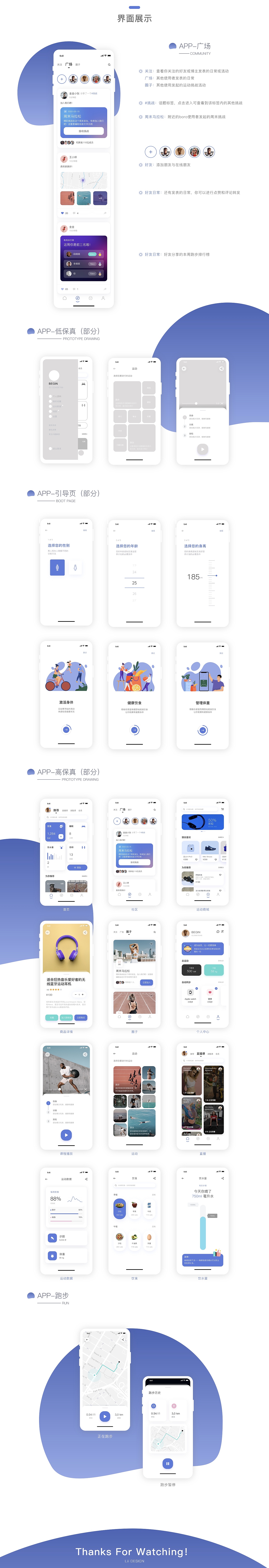 BEGIN~开始运动丨健身运动APP（图ZMzE5OTA1MTYw） - 其他UI - 站酷设计师Lz_Vision原创素材 - 站酷ZCOOL