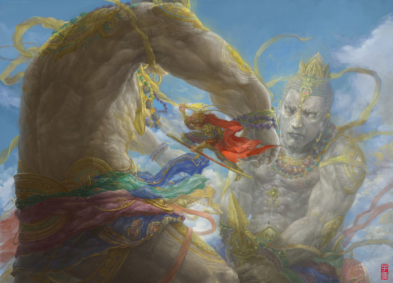 齊天系列第三弹（图ZOTQyNTUwNjQ=） - 游戏原画 - 站酷设计师徐子晖cicman原创素材 - 站酷ZCOOL