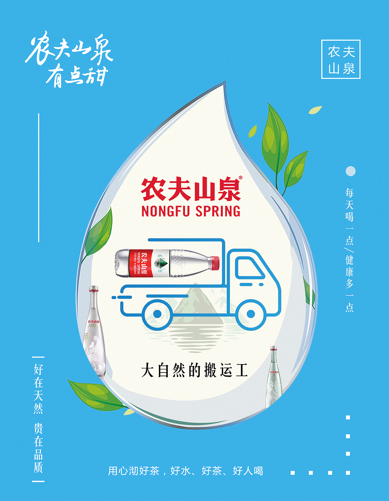 农夫山泉创意海报