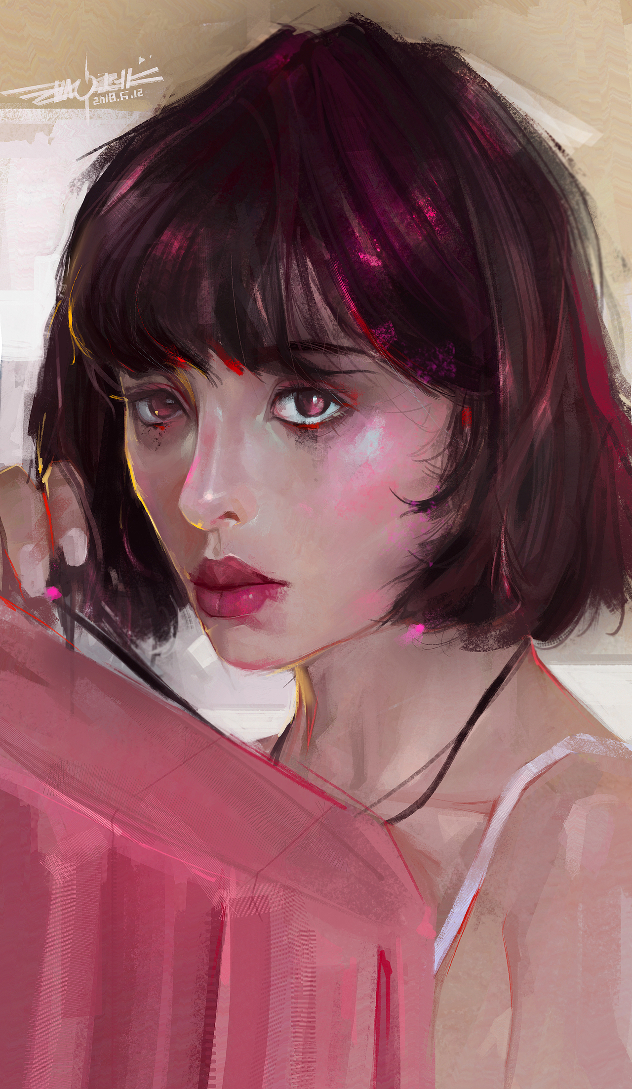 赵震北手绘的の101个女孩