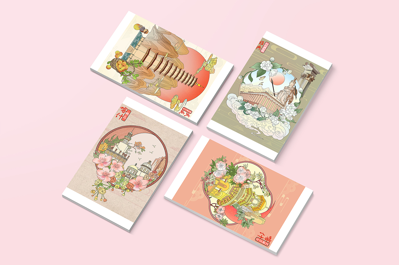 国潮插画|世界的一点点颜色