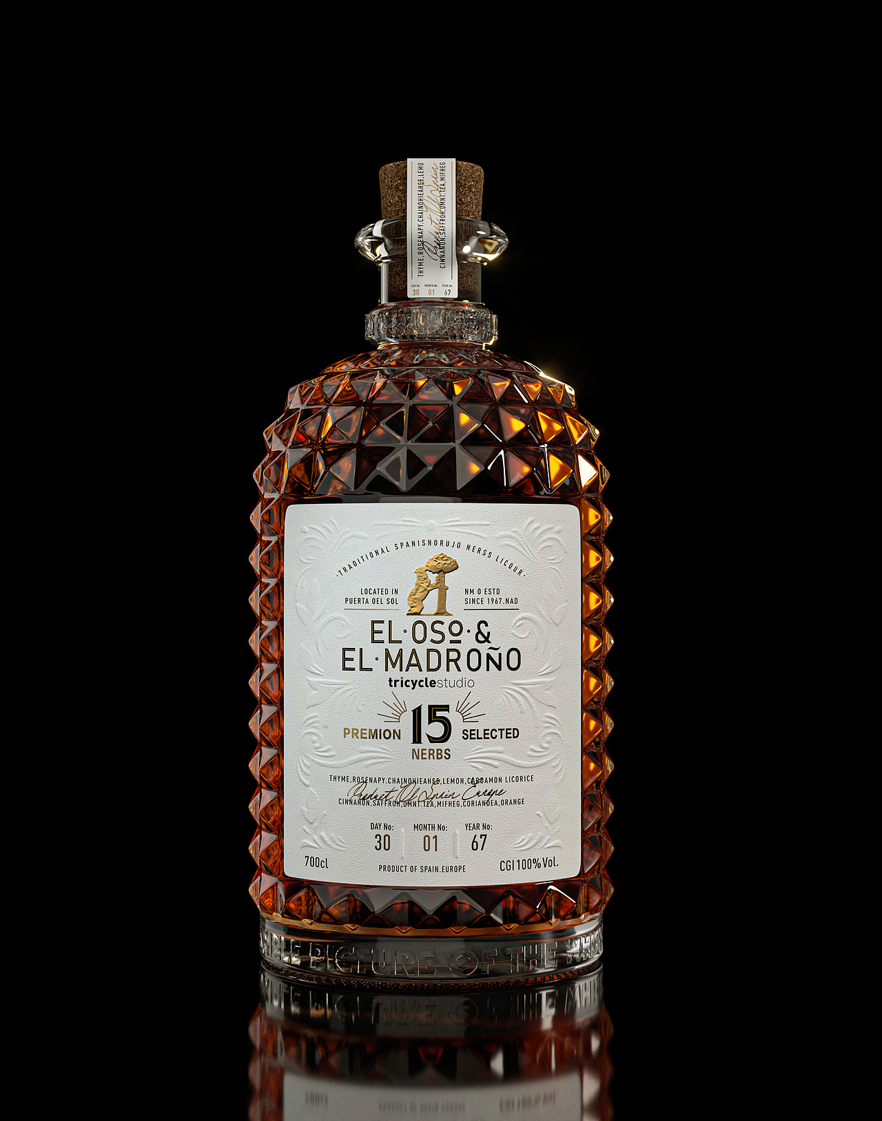 golden islanddecorte标签威士忌whiskyc4d作品信息创作时间2021/12