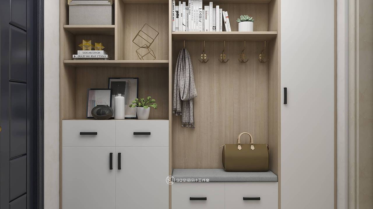 90空间设计《沉醉青丝》160平方现代轻奢4房2厅3卫