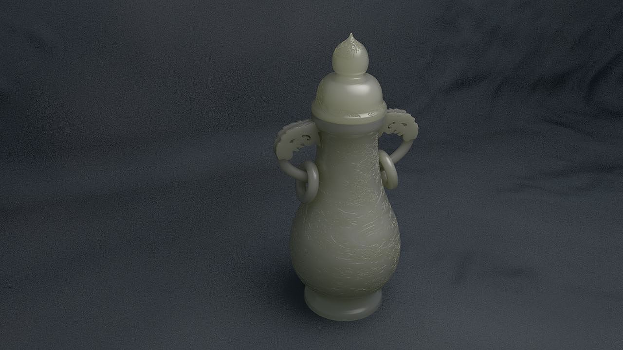 玉雕建模渲染