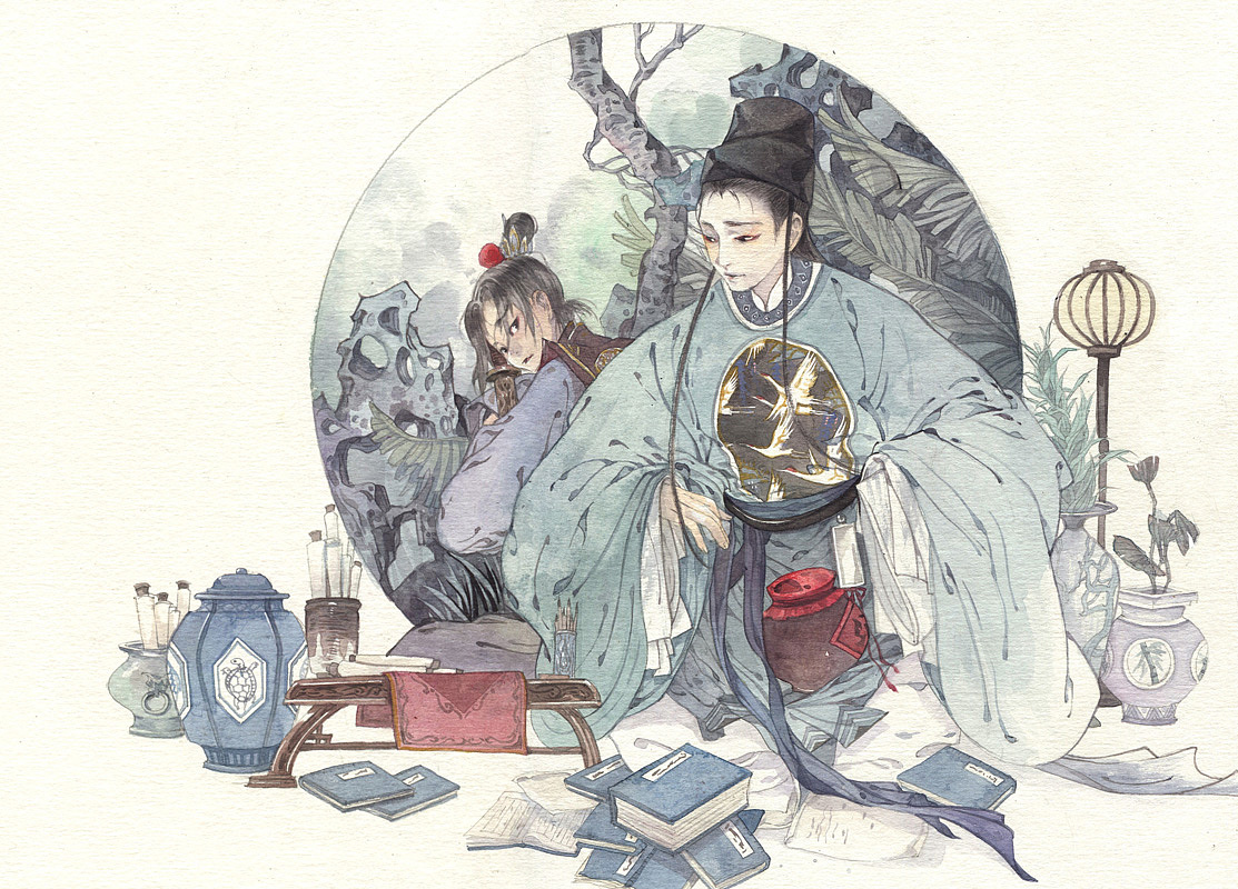 小说《时间海2》连载插图（图ZMjU0OTk3MjA0） - 商业插画 - 站酷设计师九千坊原创素材 - 站酷ZCOOL