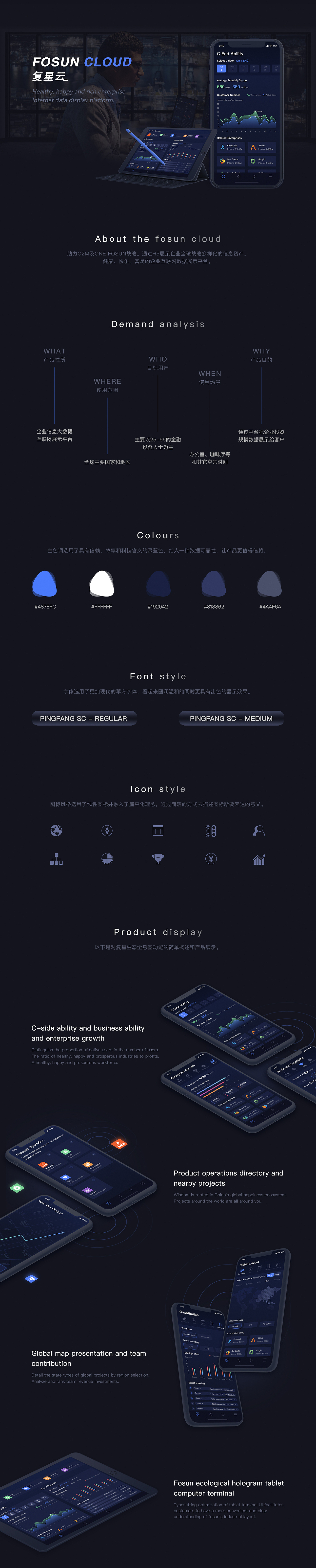 Fosun Cloud-生态全息图（图ZMjg3OTI5ODA0） - APP界面 - 站酷设计师一固执的鱼原创素材 - 站酷ZCOOL