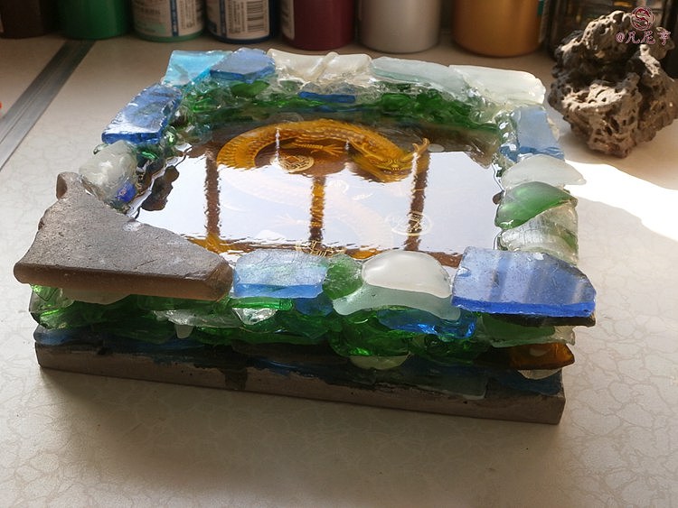海玻璃金龙池 凡尼亨海洋环保3D树脂画(图ZMjEyMjMwODQ=) - 其他手工艺 - 站酷设计师凡尼亨原创素材 - 站酷ZCOOL