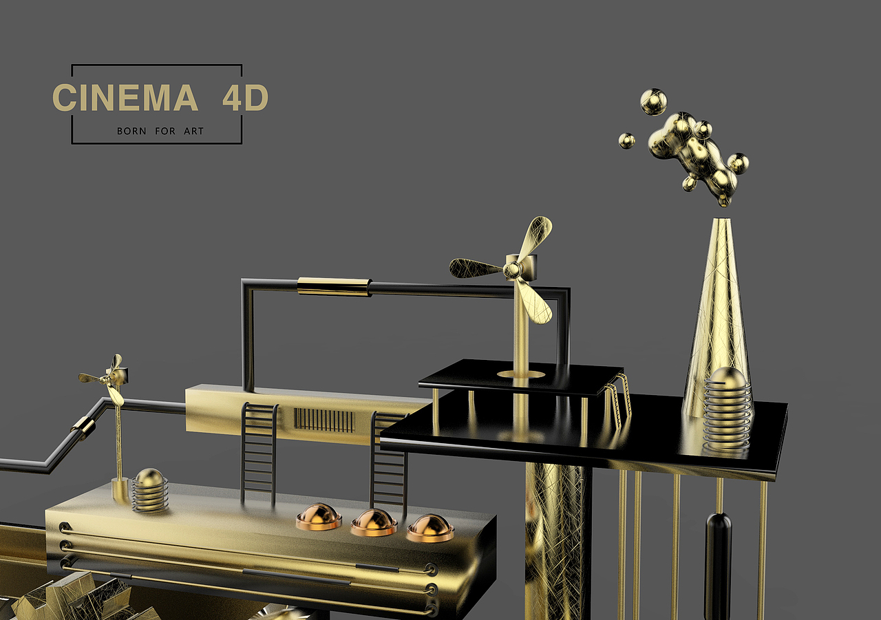 用C4D建模，学习KS渲染软件！（图ZNTU1Nzg4Njg=） - 其他三维 - 站酷设计师猪蹄就是我原创素材 - 站酷ZCOOL