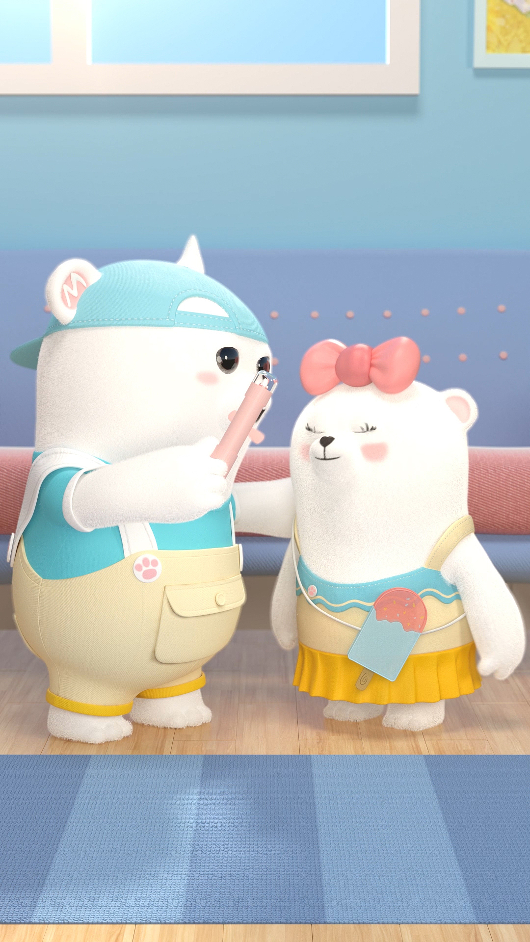 美的熊小美一家夏日度假篇