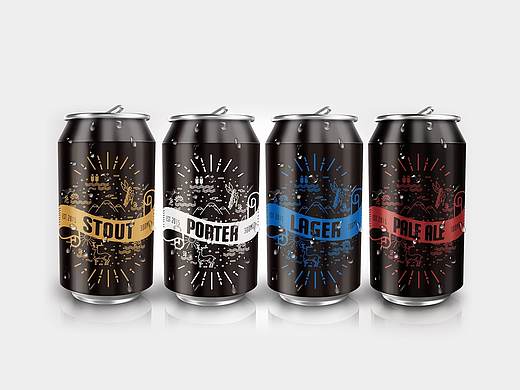 Rila Moutain 手工啤酒包裝設(shè)計-方向2（個人主頁-ZNDE2NTcwNzY=） - 包裝 - 站酷設(shè)計師夏威夷Howe原創(chuàng)素材 - 站酷ZCOOL