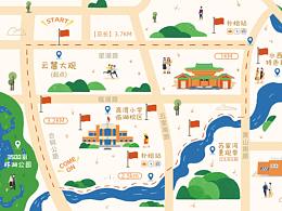 手绘地图
