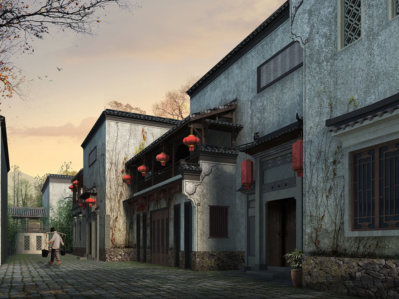 皖派建筑古村落