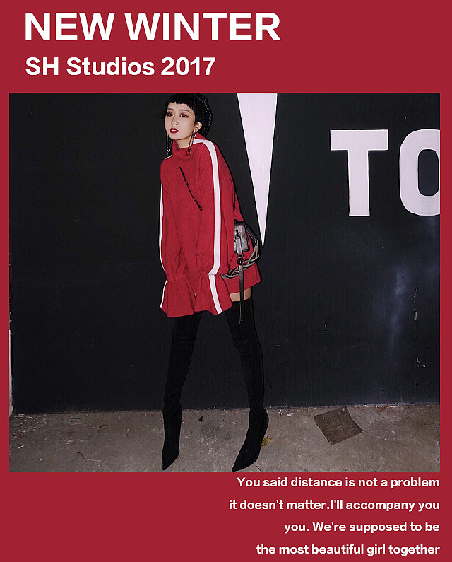 网红女装海报