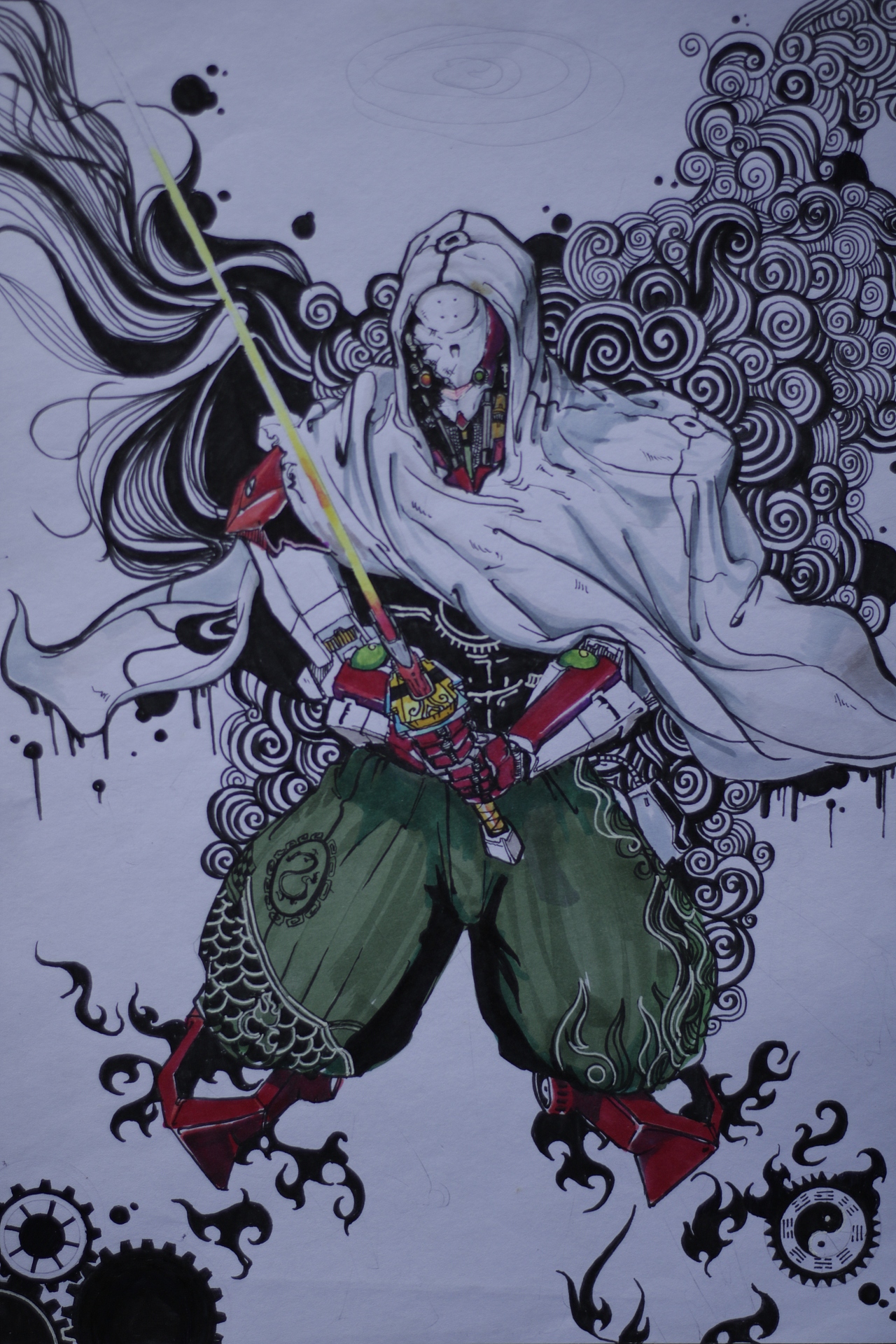 旧图翻新—魂（插画制作）（图ZMjY0MTI4Mjky） - 概念设定 - 站酷设计师Maxyang1900原创素材 - 站酷ZCOOL