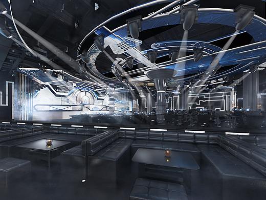 外太空迪厅“空间站”酒吧