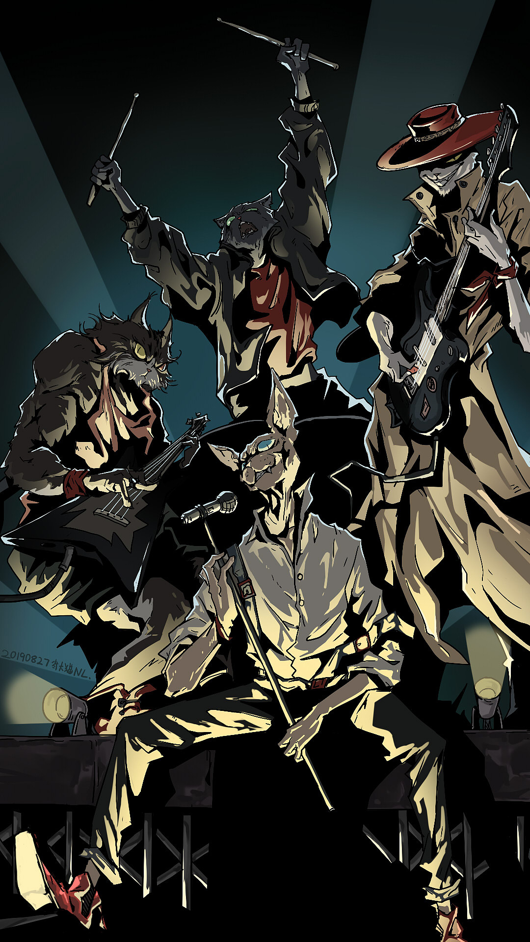 最近的猫图2（图ZMTczNjcxMzI0） - 艺术插画 - 站酷设计师肖大猫NL原创素材 - 站酷ZCOOL