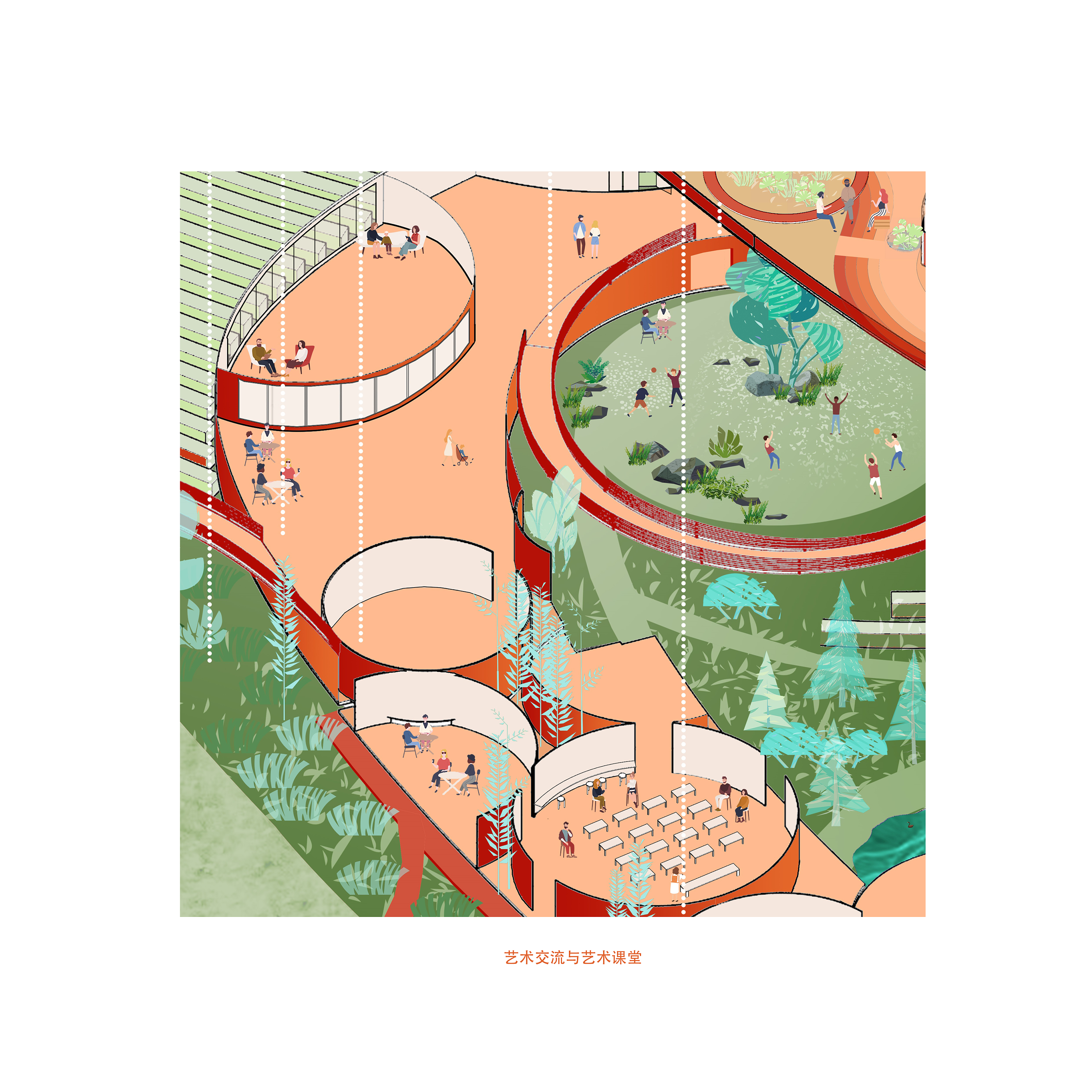 艺术公社-观赏与体验环境设计|空间|家装设计|0张敏0 - 原创作品