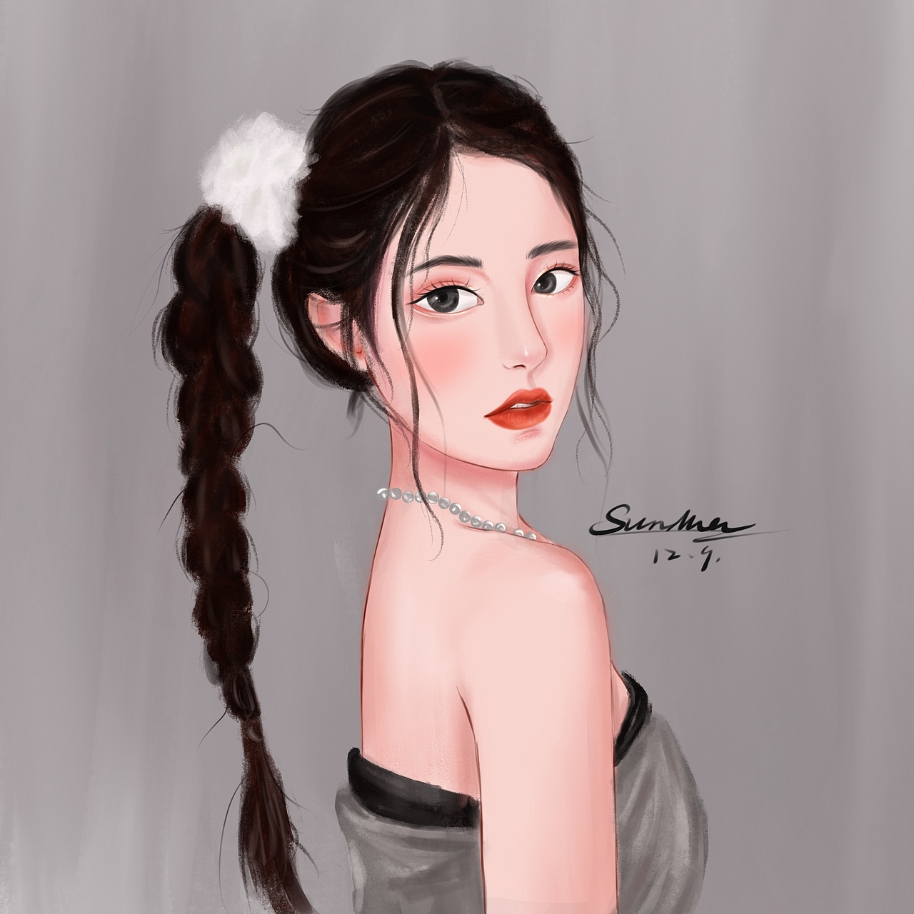 头像绘制（图ZMjM2NjgzMTky） - 创作习作 - 站酷设计师沫大角原创素材 - 站酷ZCOOL