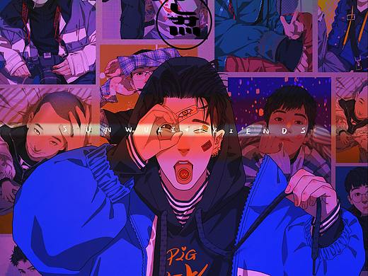 抽空画朋友