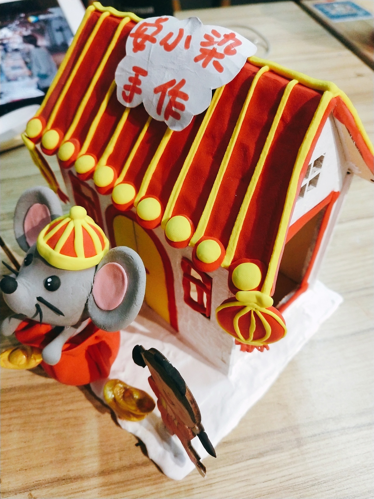 粘土手工|手工艺|工艺品设计|安小染创意手工灯_原创作品-站酷zcool