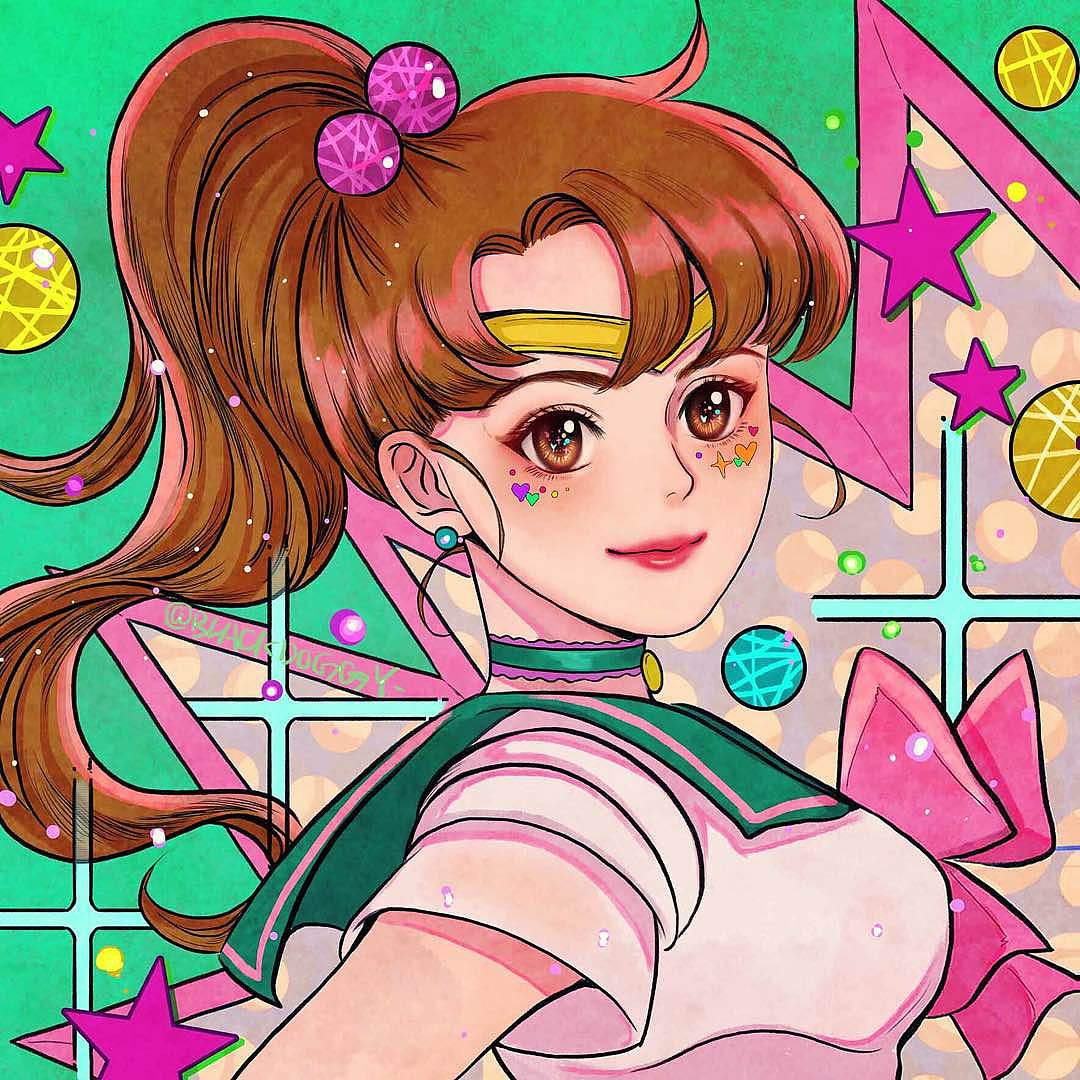 BLACKDOGGY美少女战士系列 致敬我们的童年（图ZMjAzNTkyNDgw） - 创作习作 - 站酷设计师BLACKDOGGY原创素材 - 站酷ZCOOL