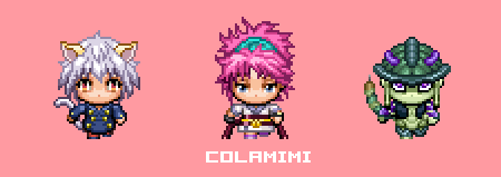 《像素大陆》像素动漫人物（图ZMTA1MTA4MzY4） - 像素画 - 站酷设计师colamimi原创素材 - 站酷ZCOOL