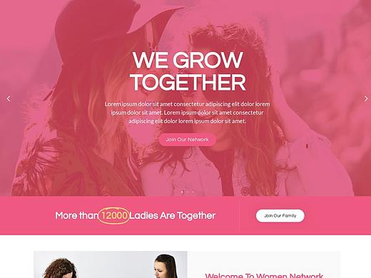 Women Network Web Design