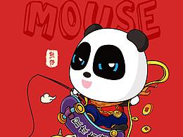 鼠你有财-熊仔panda kid 手机壁纸