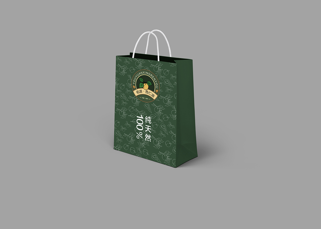 佑源杏仁油包装logo品牌设计(图ZOTcwNTcwMTI=) - 包装 - 站酷设计师言九三原创素材 - 站酷ZCOOL