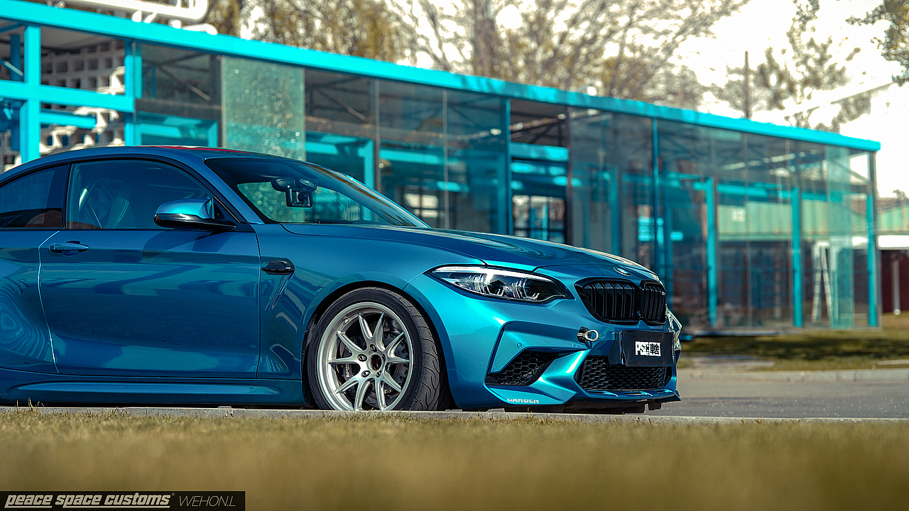 汽车摄影：BMW M2 COMPETITON 蓝（图ZMjUyMjg4MDEy） - 产品摄影 - 站酷设计师PSCwehonlau原创素材 - 站酷ZCOOL
