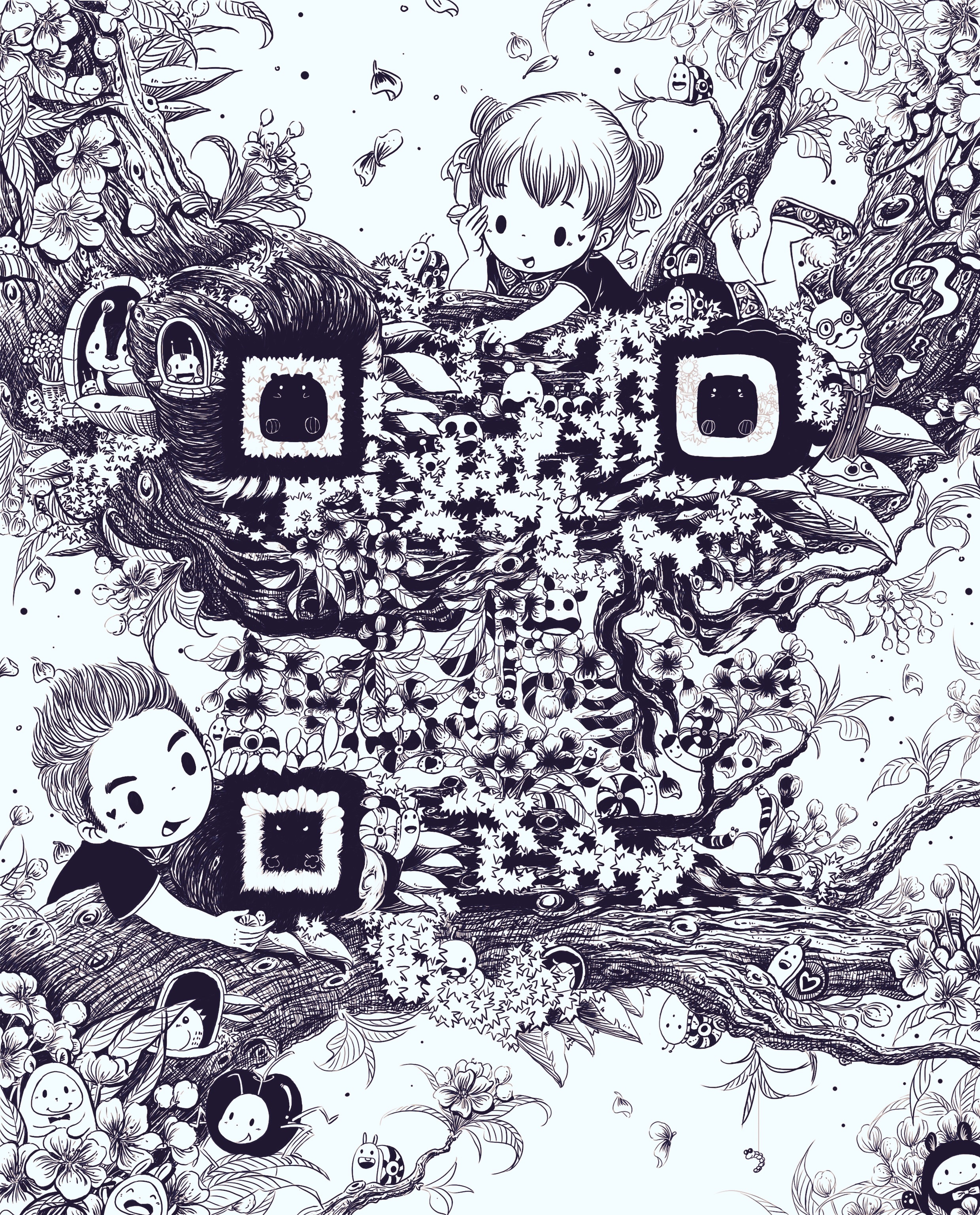 近期的艺术二维码作品