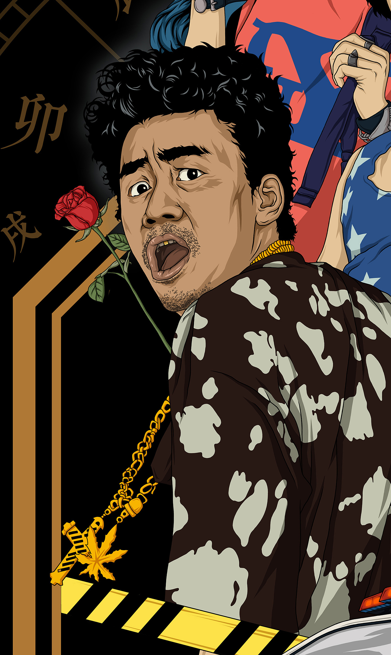 唐人街探案2手绘概念海报