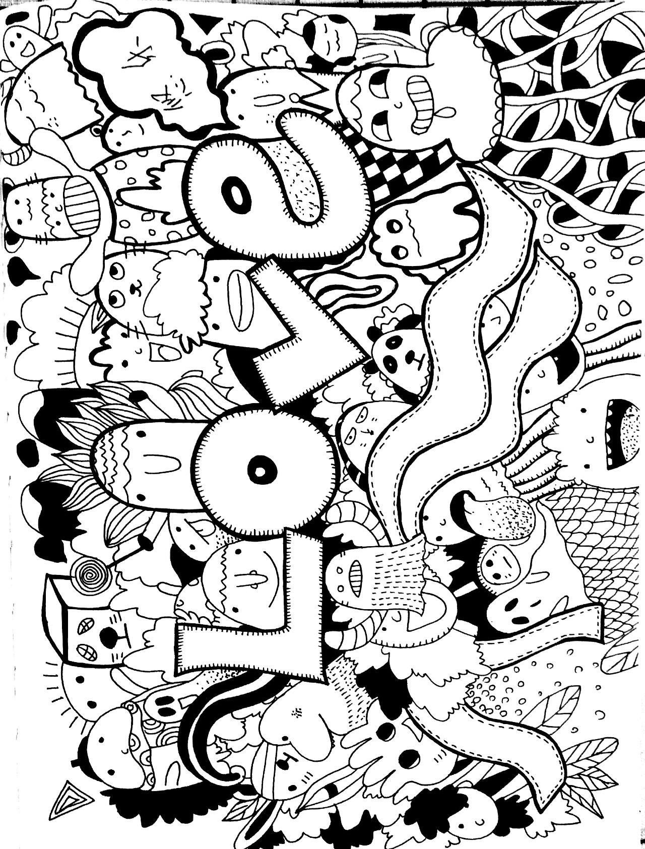 黑白画
