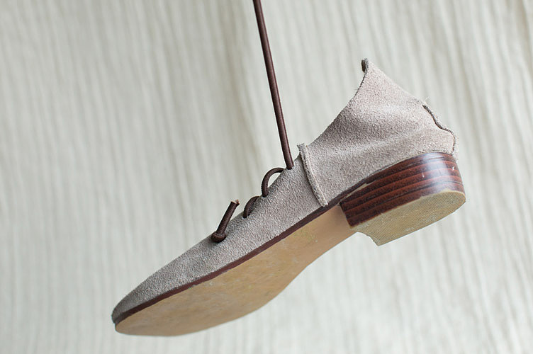 【向日葵记忆】原创真皮手工单鞋 女士文艺牛皮休闲鞋