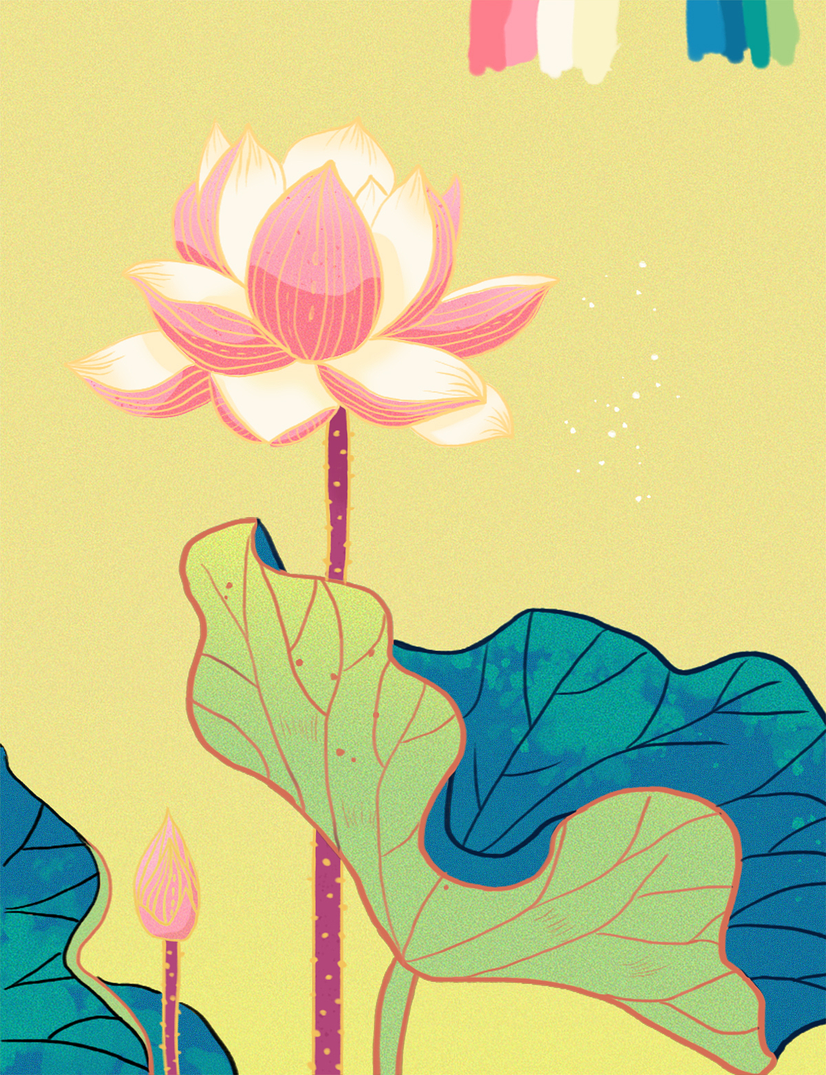 荷花~（图ZMjMxOTE5MTIw） - 创作习作 - 站酷设计师土耳其冰琪淋原创素材 - 站酷ZCOOL