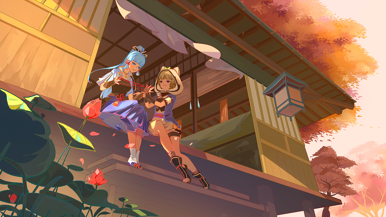 原神同人创作（图ZMjgwOTU4NDg4） - 创作习作 - 站酷设计师小李鱼与驴原创素材 - 站酷ZCOOL