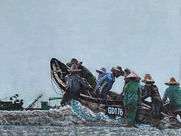 色粉畫《拾光朝圣者》