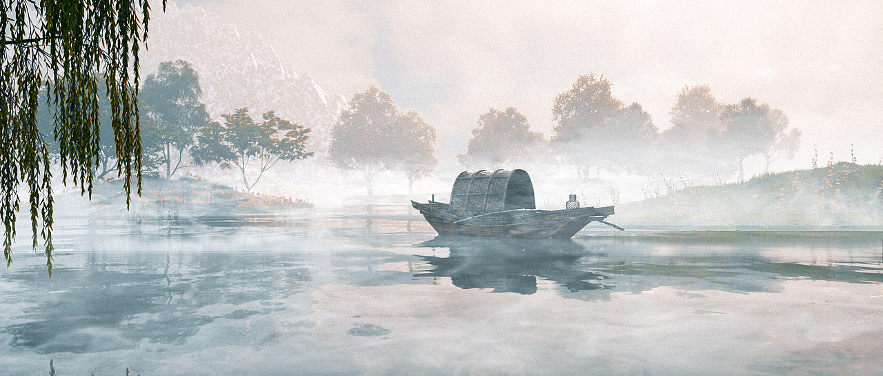 蒹葭苍苍，白露为霜。