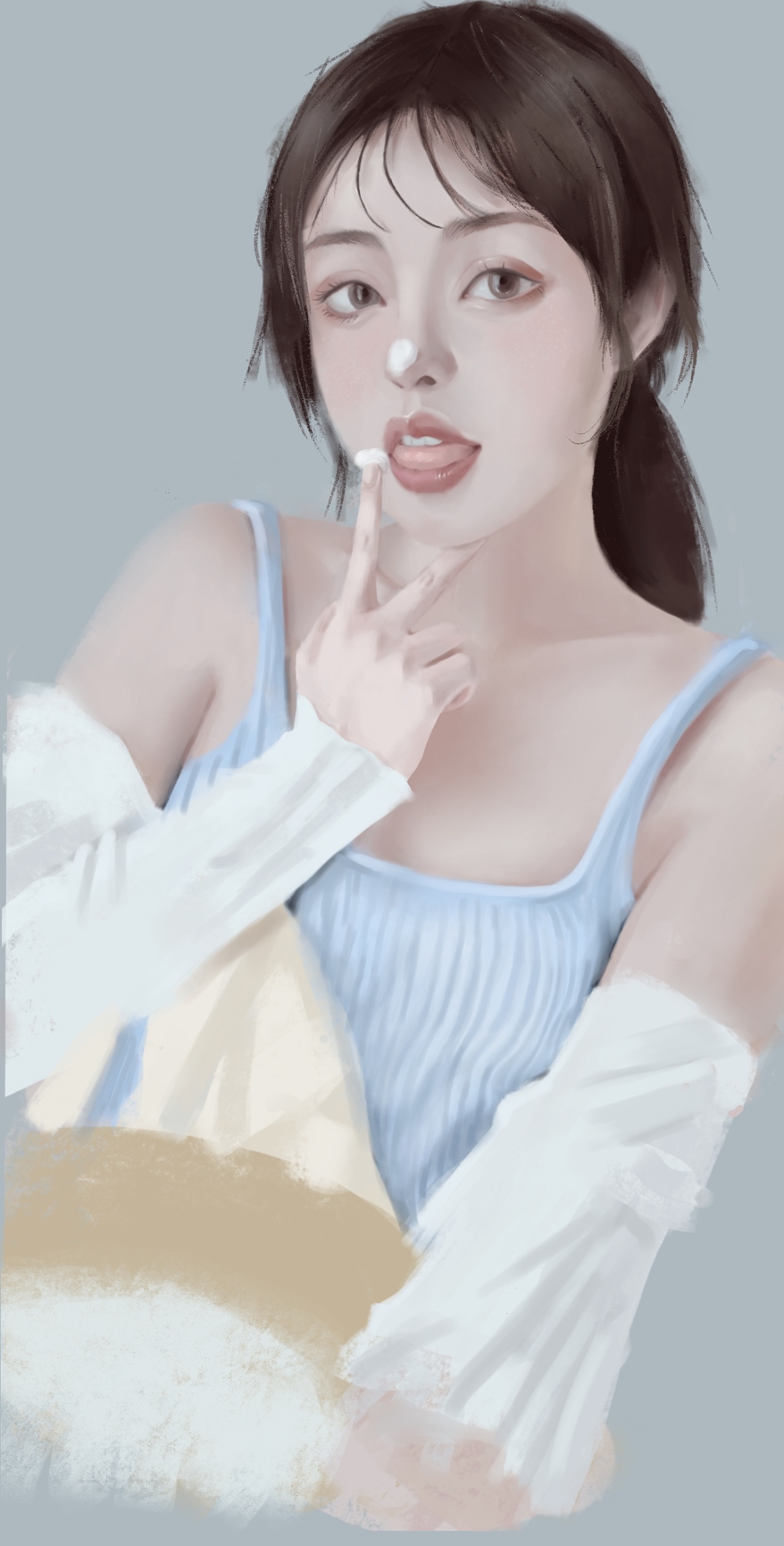 procreate头像厚涂