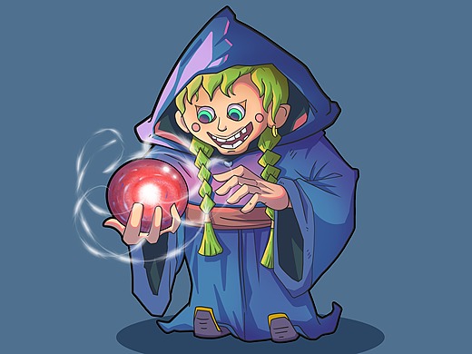 q版角色 占卜师