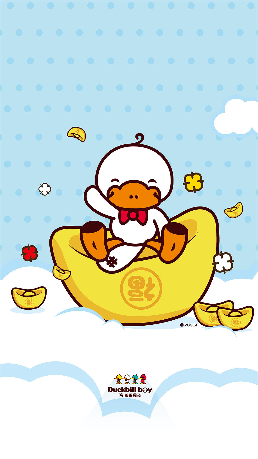 鸭嘴兽男孩 2016新年贺岁壁纸(电脑壁纸、IPHONE壁纸、iPad壁纸、安卓手机壁纸)