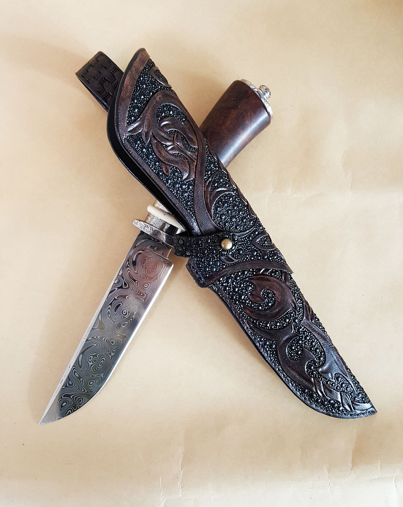 异域风格雕花刀鞘|手工艺|工艺品设计|孟璐璐v_原创作品-站酷zcool